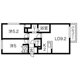 CASA稲穂の物件間取画像